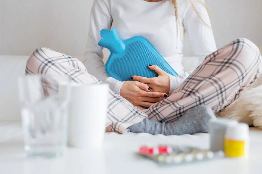 does a heating pad help with constipation